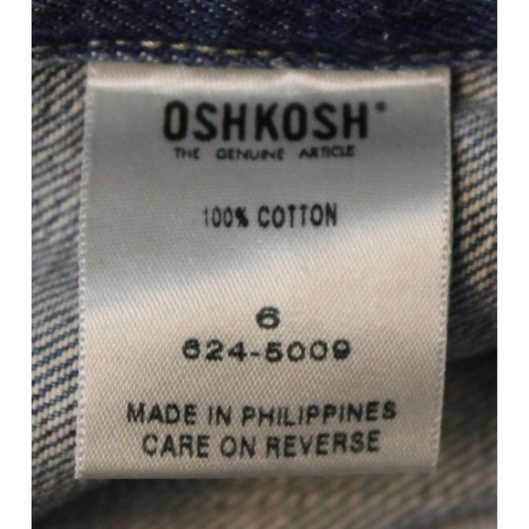 OshKosh B'Gosh Girls Sz 6 Denim Jean Jacket Customize Floral Patches HandPainted - Picture 11 of 12